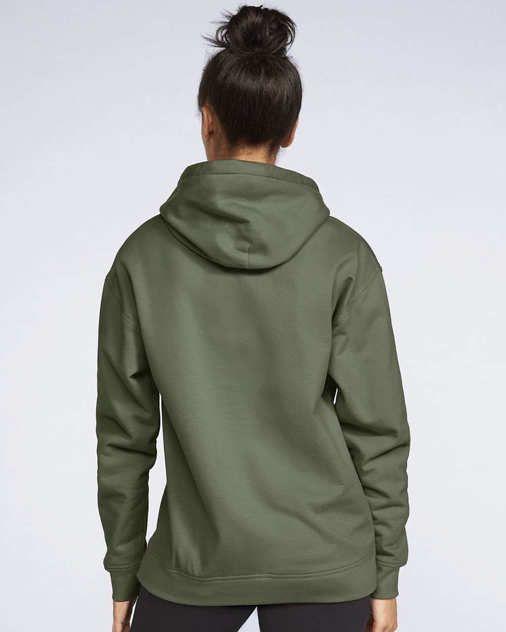 Gildan Unisex Softstyle® Midweight Hooded Sweatshirt - SF500 Military Green