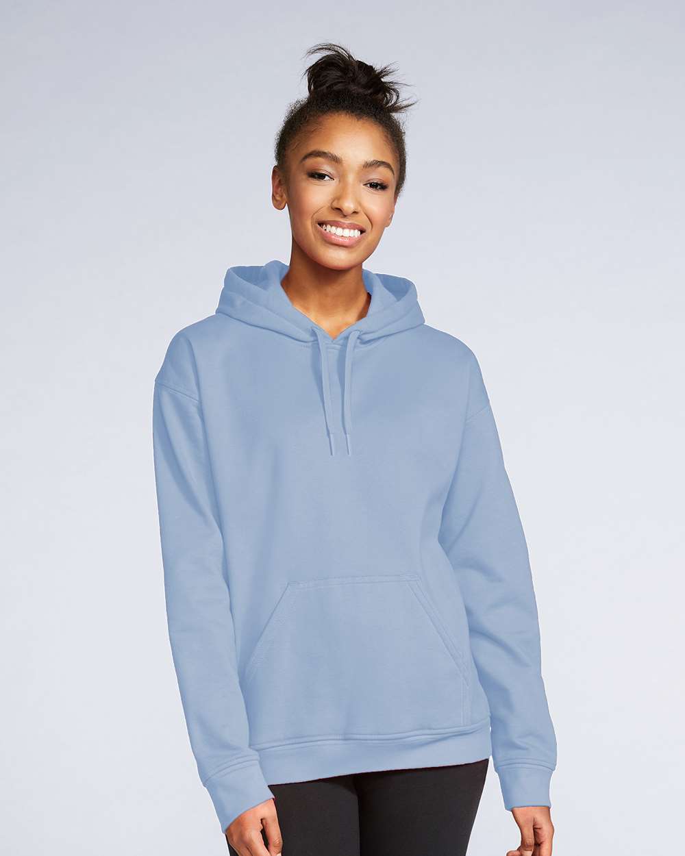 Gildan Unisex Softstyle® Midweight Hooded Sweatshirt - SF500 Stone Blue