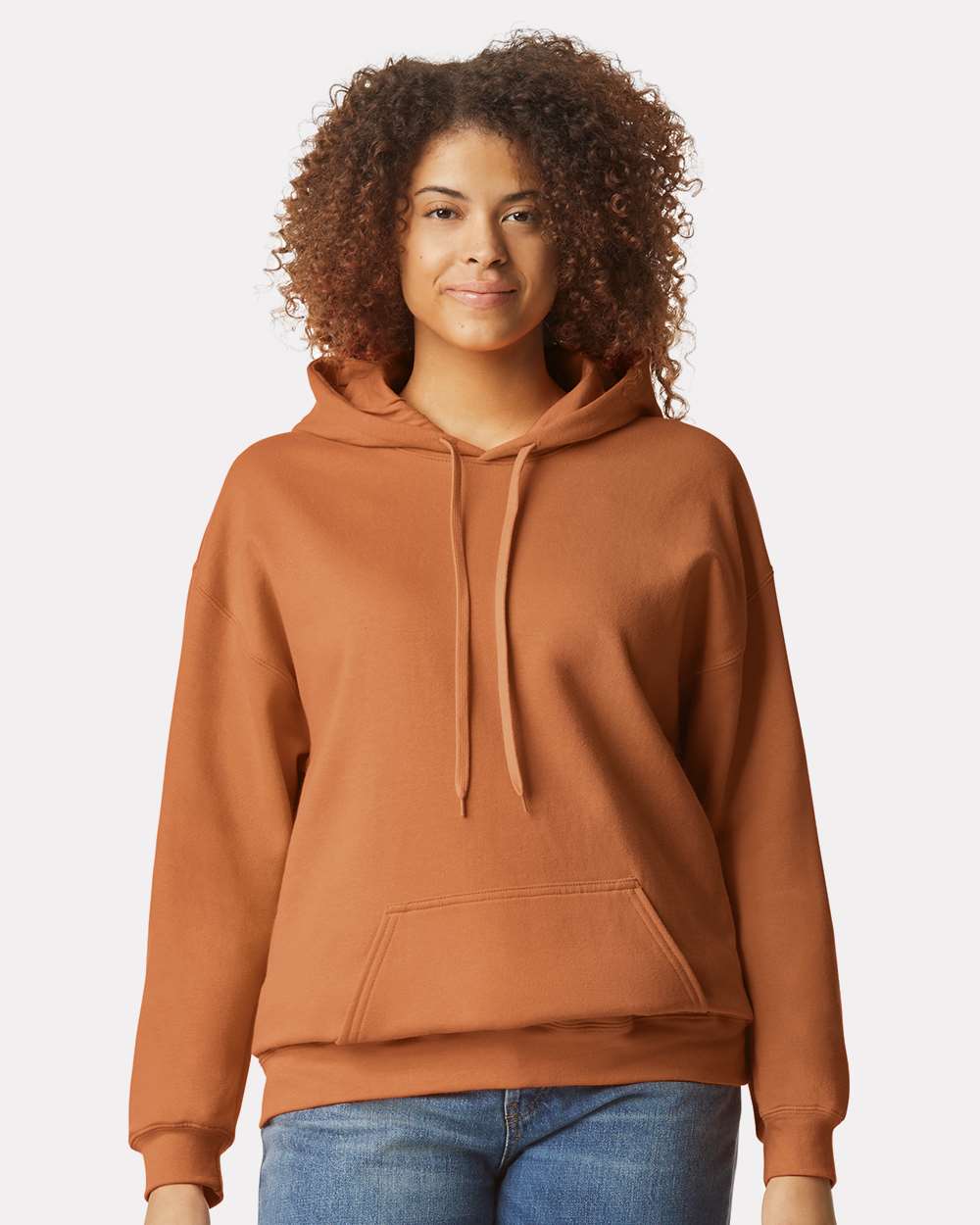 Gildan Unisex Softstyle® Midweight Hooded Sweatshirt - SF500 Texas Orange