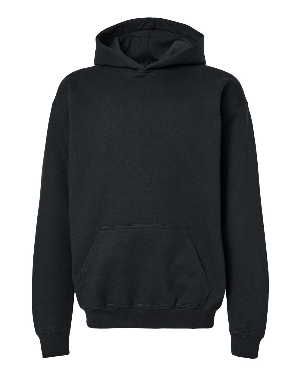 Gildan Youth Softstyle® Midweight Hooded Sweatshirt - SF500B Black