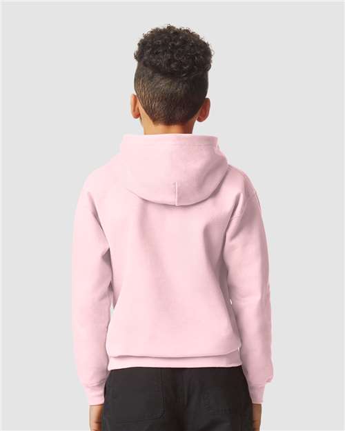 Gildan Youth Softstyle® Midweight Hooded Sweatshirt - SF500B Light Pink
