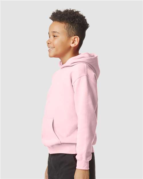 Gildan Youth Softstyle® Midweight Hooded Sweatshirt - SF500B Light Pink