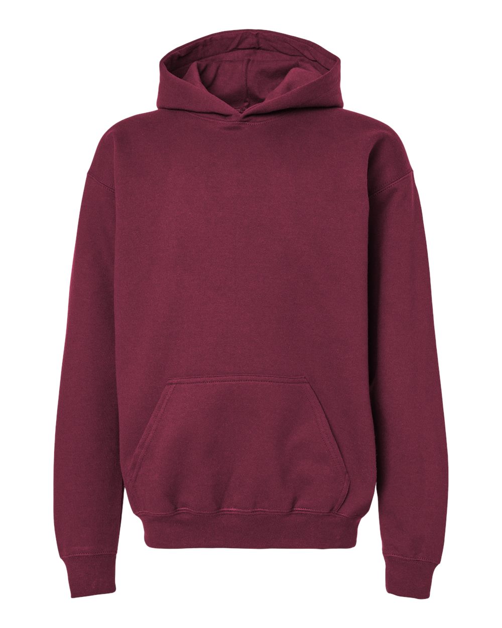 Gildan Youth Softstyle® Midweight Hooded Sweatshirt - SF500B Maroon