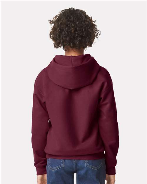 Gildan Youth Softstyle® Midweight Hooded Sweatshirt - SF500B Maroon