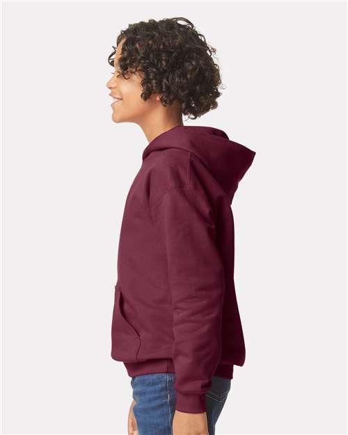 Gildan Youth Softstyle® Midweight Hooded Sweatshirt - SF500B Maroon