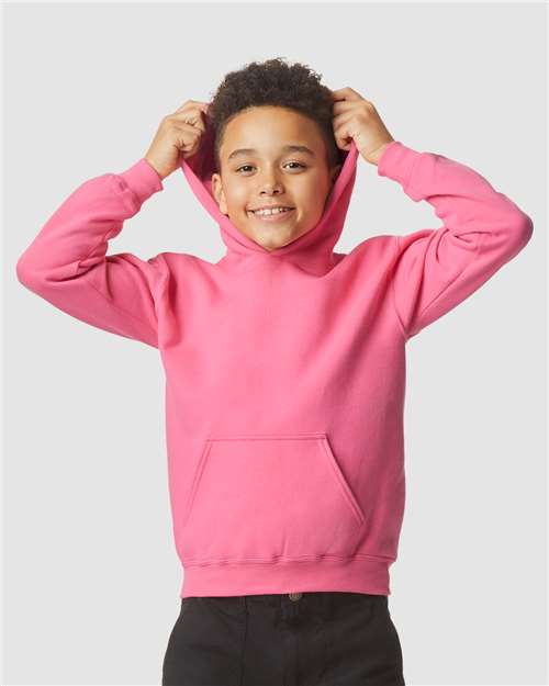 Gildan Youth Softstyle® Midweight Hooded Sweatshirt - SF500B Pink Lemonade