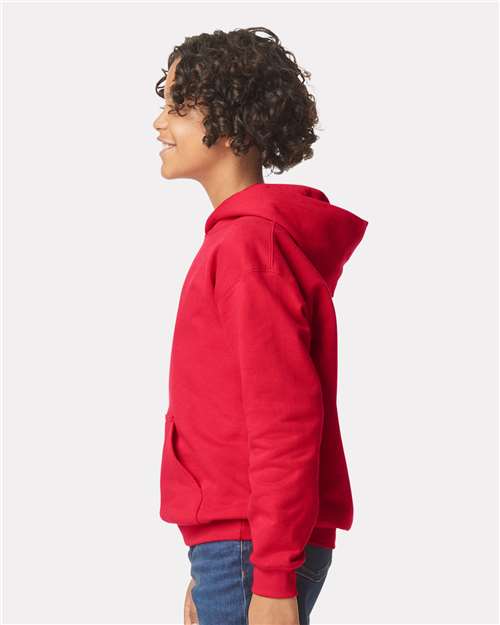 Gildan Youth Softstyle® Midweight Hooded Sweatshirt - SF500B Red