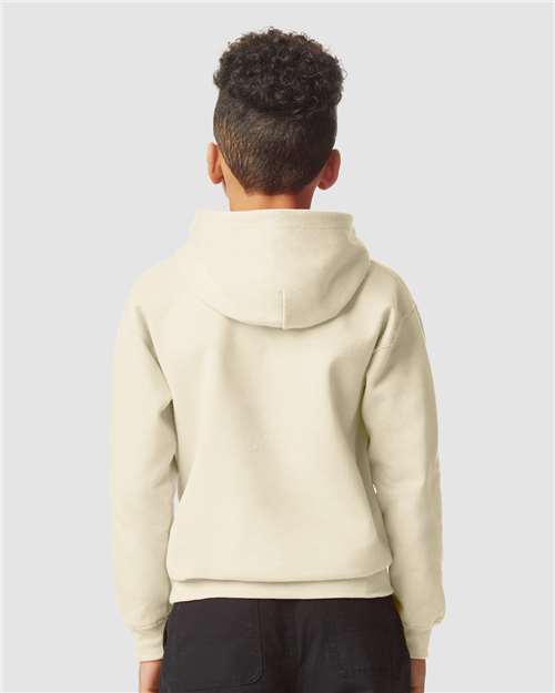 Gildan Youth Softstyle® Midweight Hooded Sweatshirt - SF500B Sand