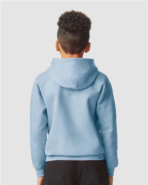 Gildan Youth Softstyle® Midweight Hooded Sweatshirt - SF500B Stone Blue