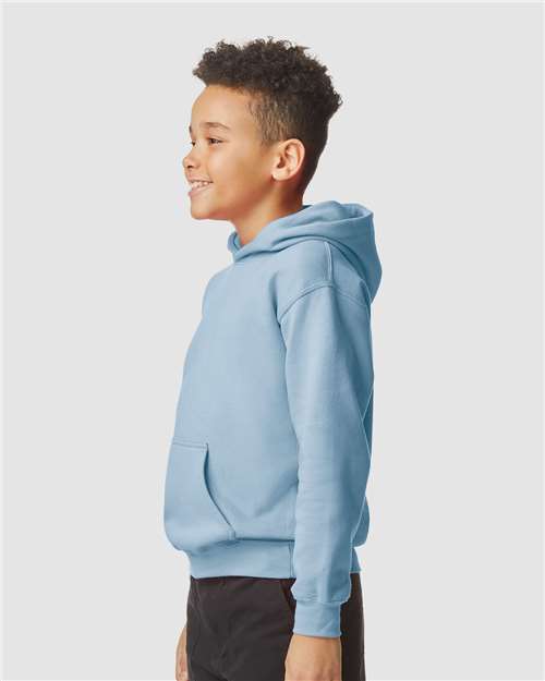 Gildan Youth Softstyle® Midweight Hooded Sweatshirt - SF500B Stone Blue