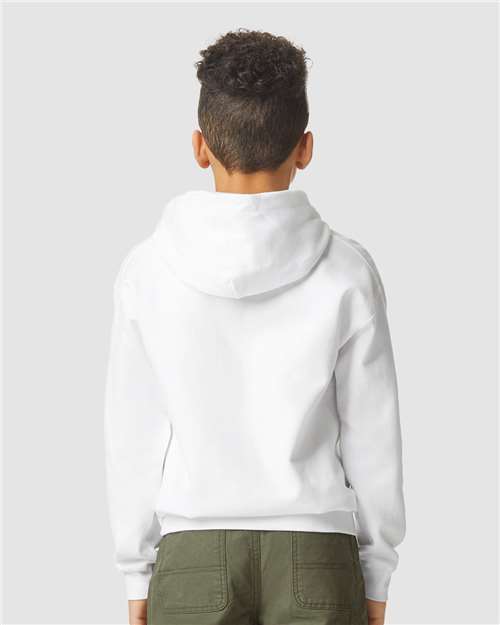 Gildan Youth Softstyle® Midweight Hooded Sweatshirt - SF500B White