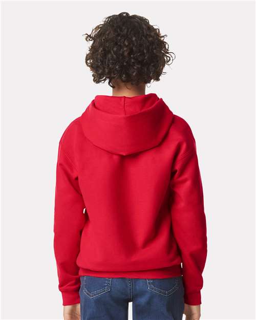 Gildan Youth Softstyle® Midweight Hooded Sweatshirt - SF500B Red