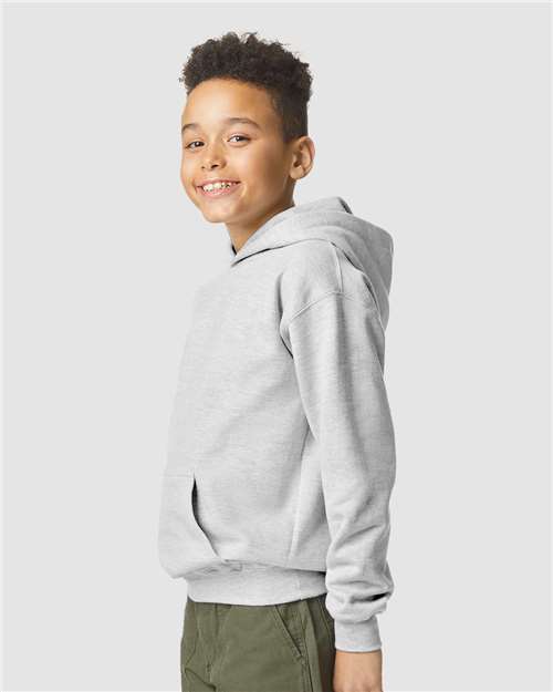 Gildan Youth Softstyle® Midweight Hooded Sweatshirt - SF500B Sport Grey