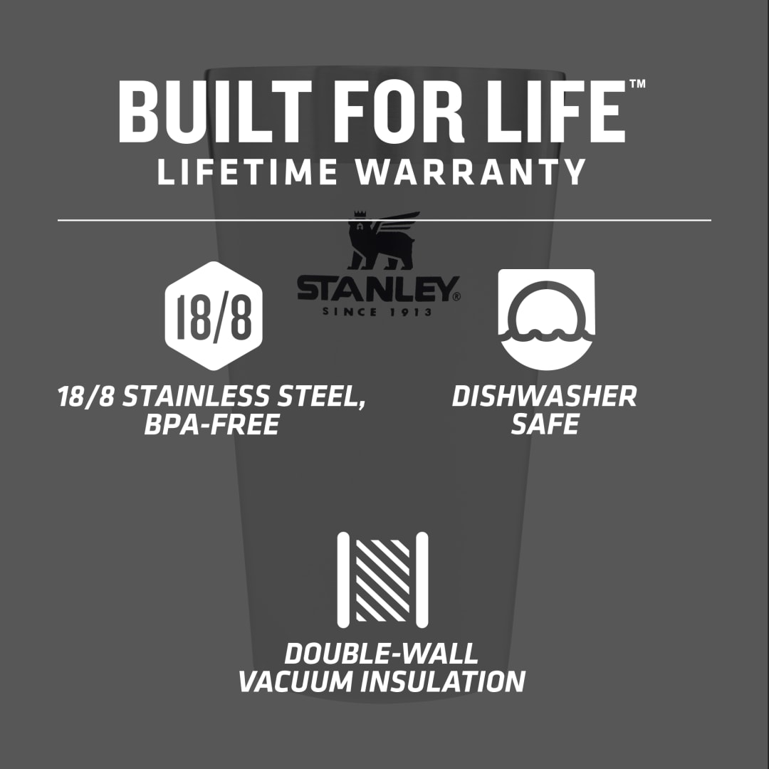 Stanley Stanley Stay-Chill Stacking Pint 16oz - 1603-16 White