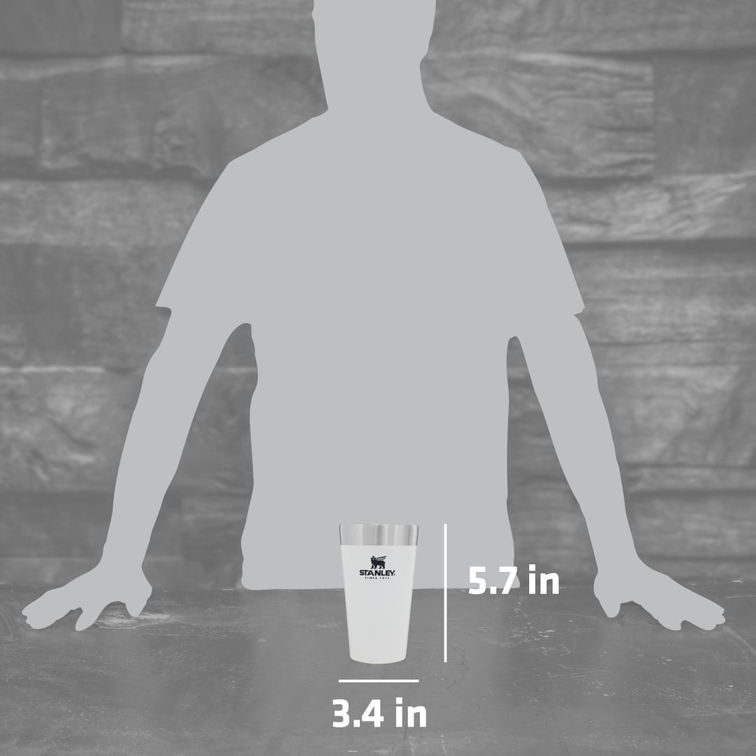 Stanley Stanley Stay-Chill Stacking Pint 16oz - 1603-16 White