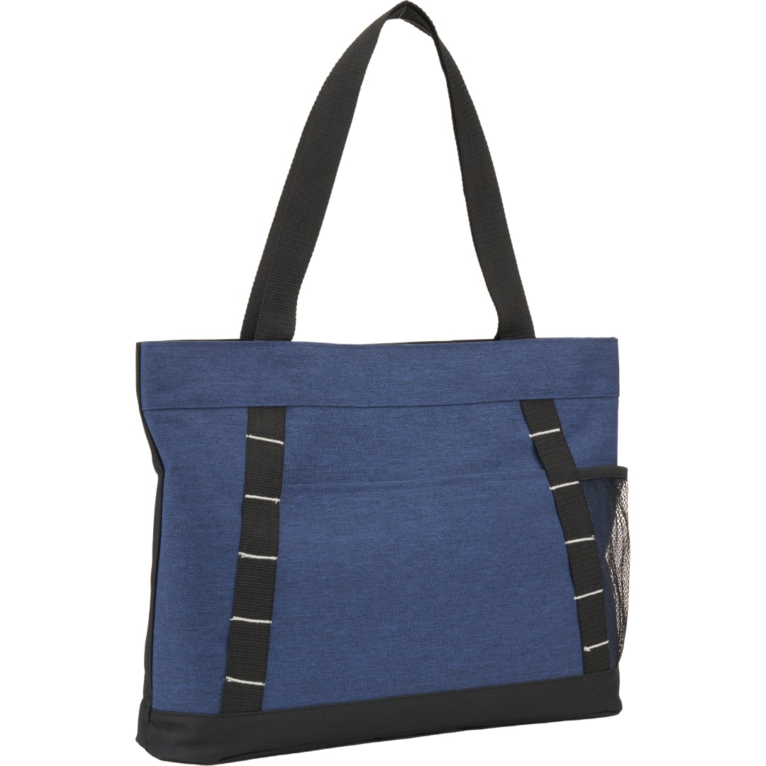 Bullet Snap Meeting RPET Tote - SM-5218 Blue