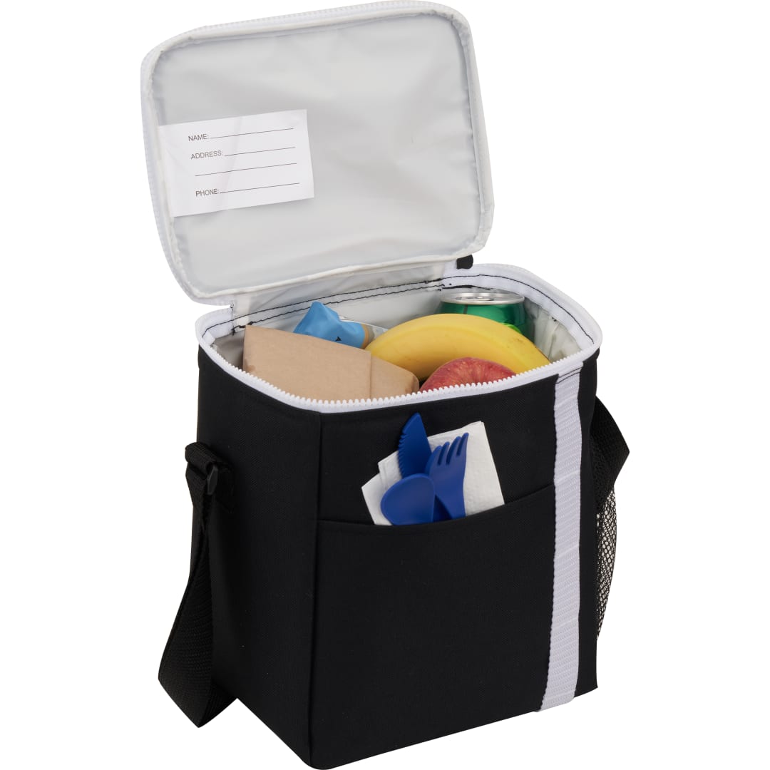 Accent Recycled 12 Can Lunch Cooler - SM-7942 Black