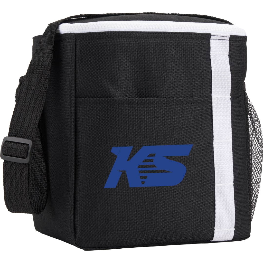 Accent Recycled 12 Can Lunch Cooler - SM-7942 Black