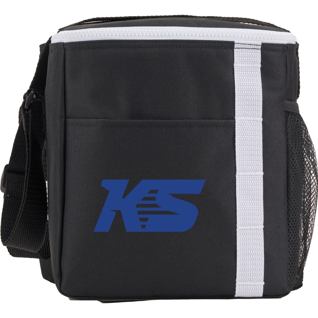 Accent Recycled 12 Can Lunch Cooler - SM-7942 Black