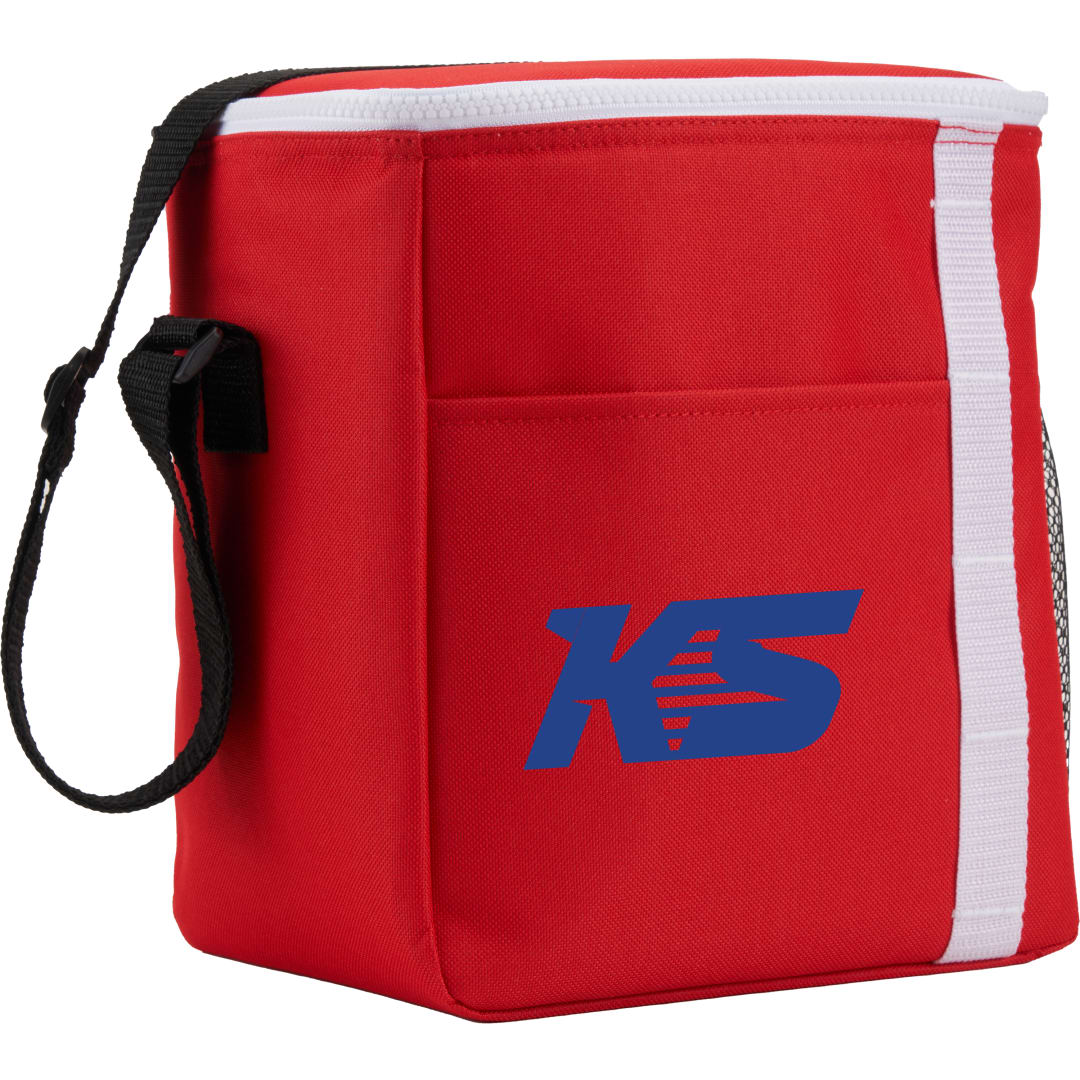 Accent Recycled 12 Can Lunch Cooler - SM-7942 Red