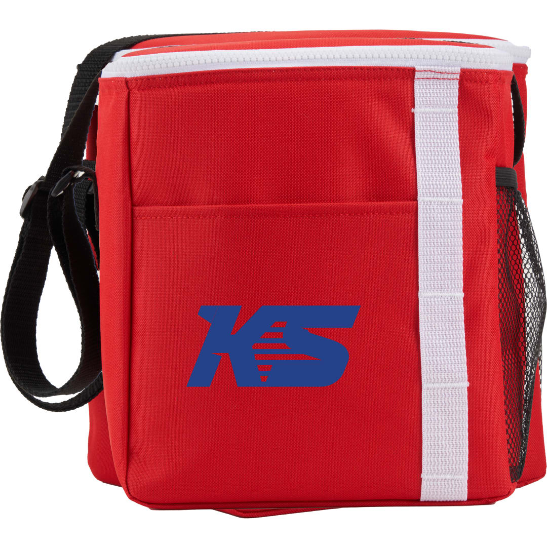 Accent Recycled 12 Can Lunch Cooler - SM-7942 Red