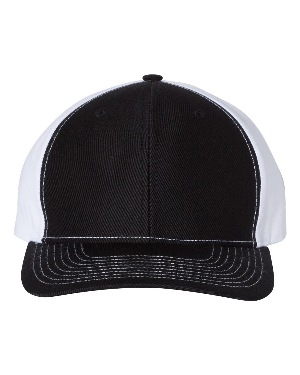 Richardson Twill Back Trucker Cap - 312 - 312S Black- White
