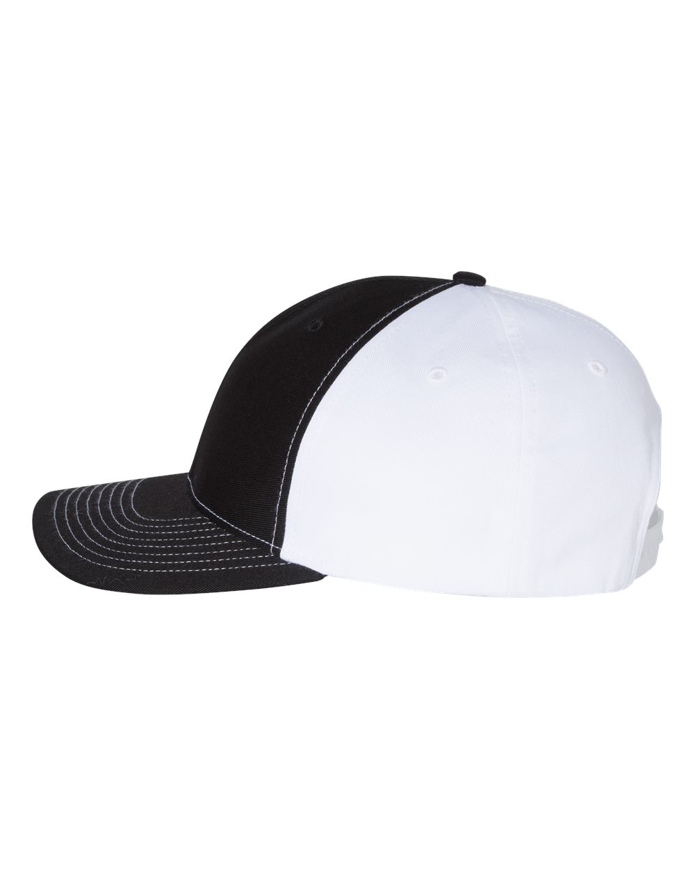 Richardson Twill Back Trucker Cap - 312 - 312S Black- White
