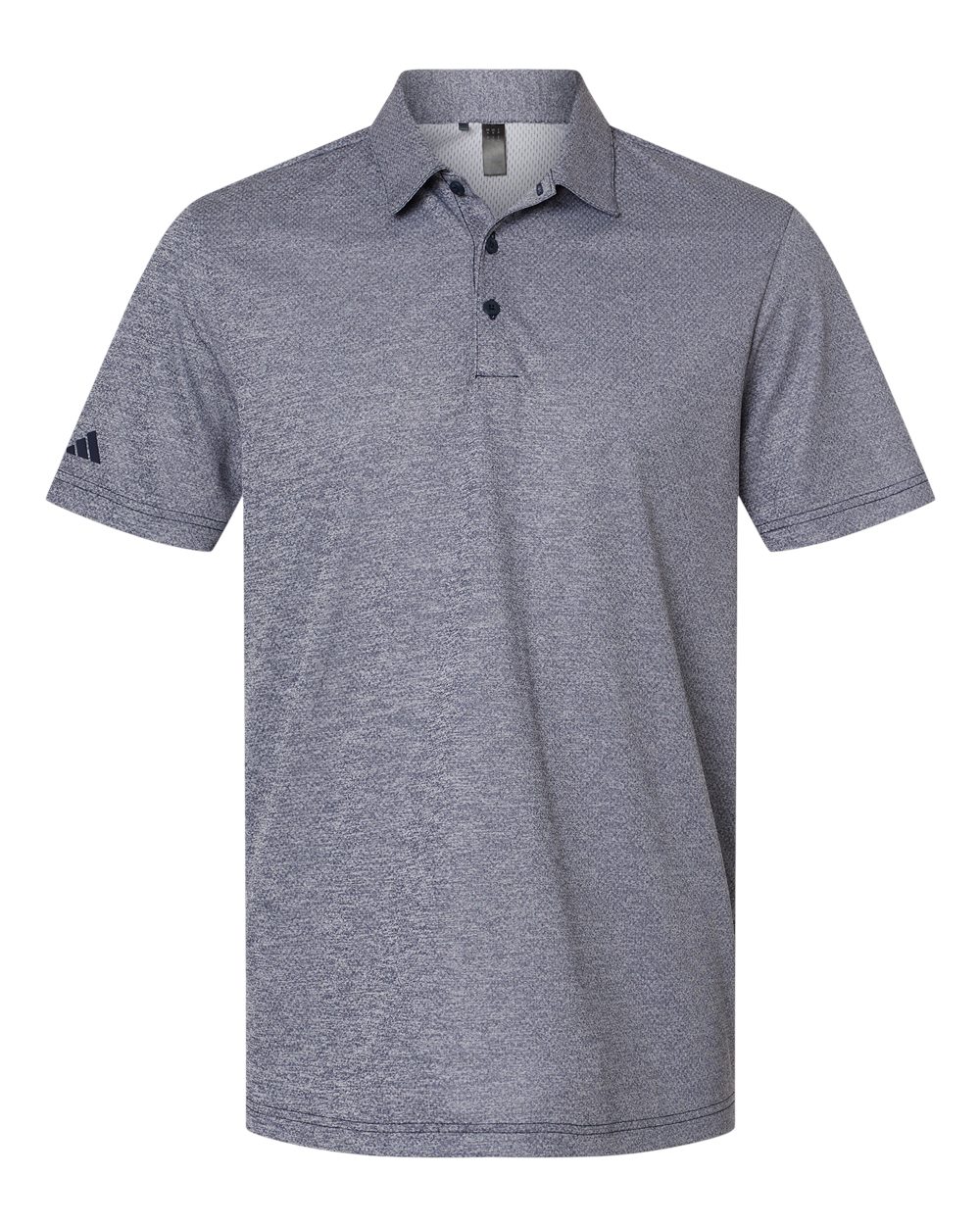 Adidas Men's Space Dyed Polo - A591 Collegiate Navy Melange