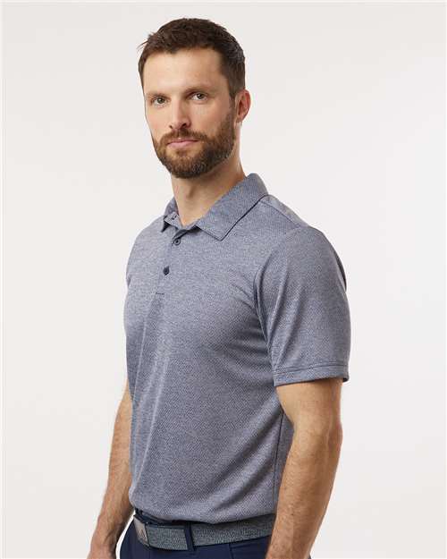Adidas Men's Space Dyed Polo - A591 Collegiate Navy Melange