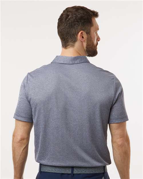 Adidas Men's Space Dyed Polo - A591 Collegiate Navy Melange