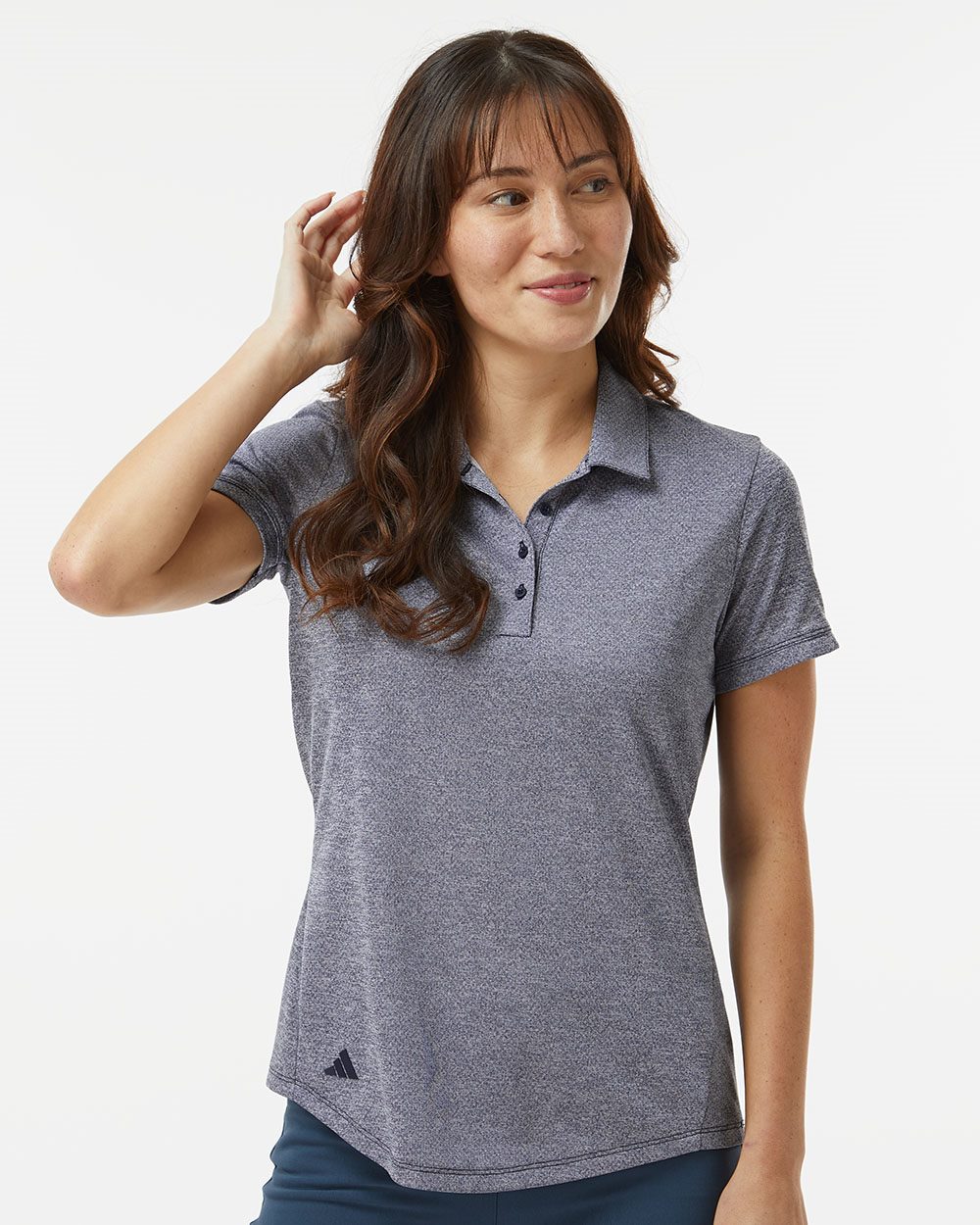American Apparel Women's Space Dyed Polo - A592