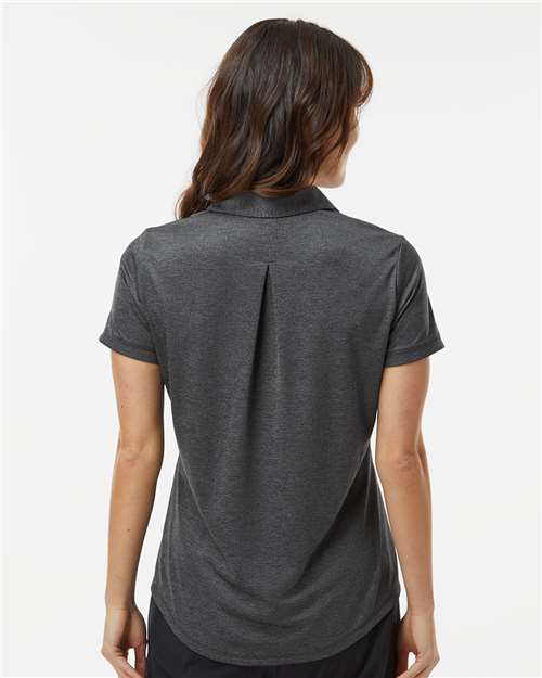 Adidas Women's Space Dyed Polo - A592 Black Melange