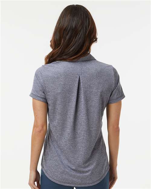 Adidas Women's Space Dyed Polo - A592 Collegiate Navy Melange