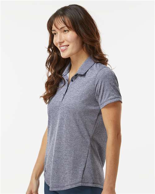 Adidas Women's Space Dyed Polo - A592 Collegiate Navy Melange