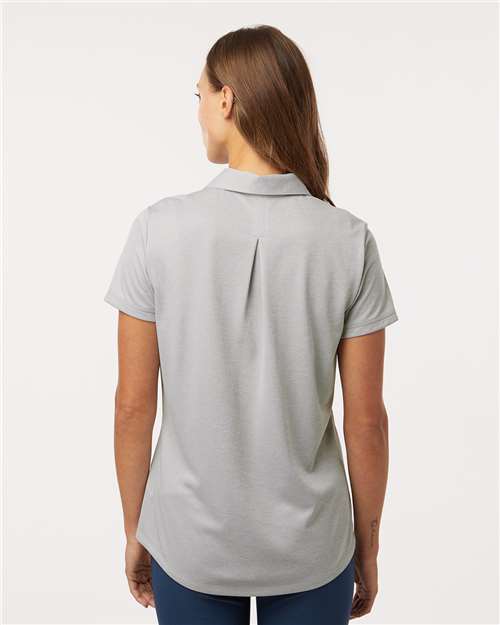 Adidas Women's Space Dyed Polo - A592 Grey One Heather