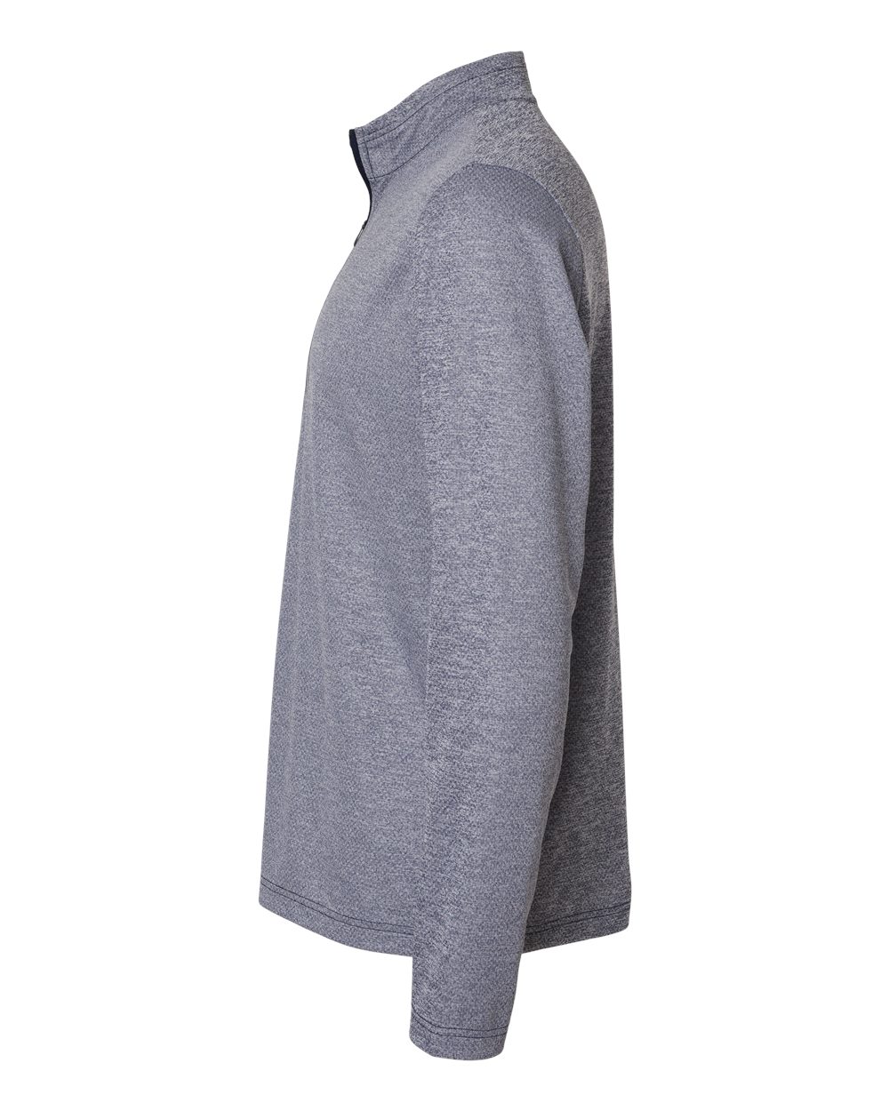 Adidas Men's Space Dyed Quarter-Zip Pullover - A593 Collegiate Navy Melange