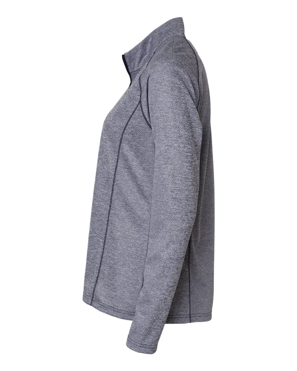 Adidas Women's Space Dyed Quarter-Zip Pullover - A594 Collegiate Navy Melange