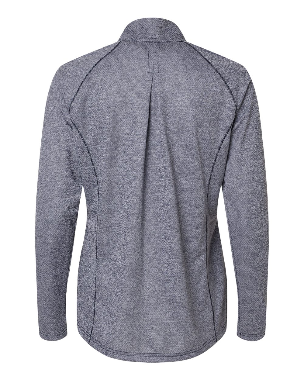 Adidas Women's Space Dyed Quarter-Zip Pullover - A594 Collegiate Navy Melange