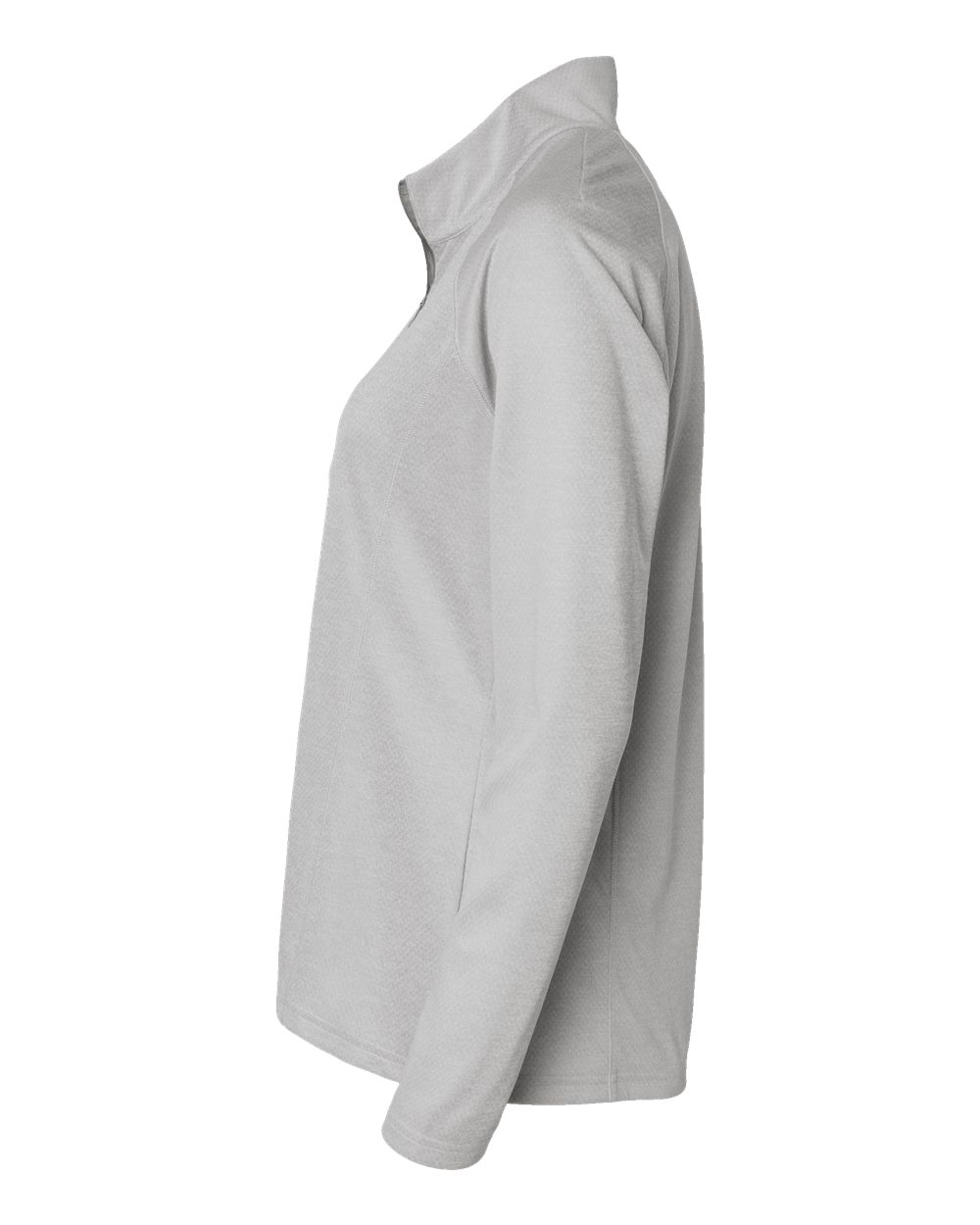 Adidas Women's Space Dyed Quarter-Zip Pullover - A594 Grey One Heather