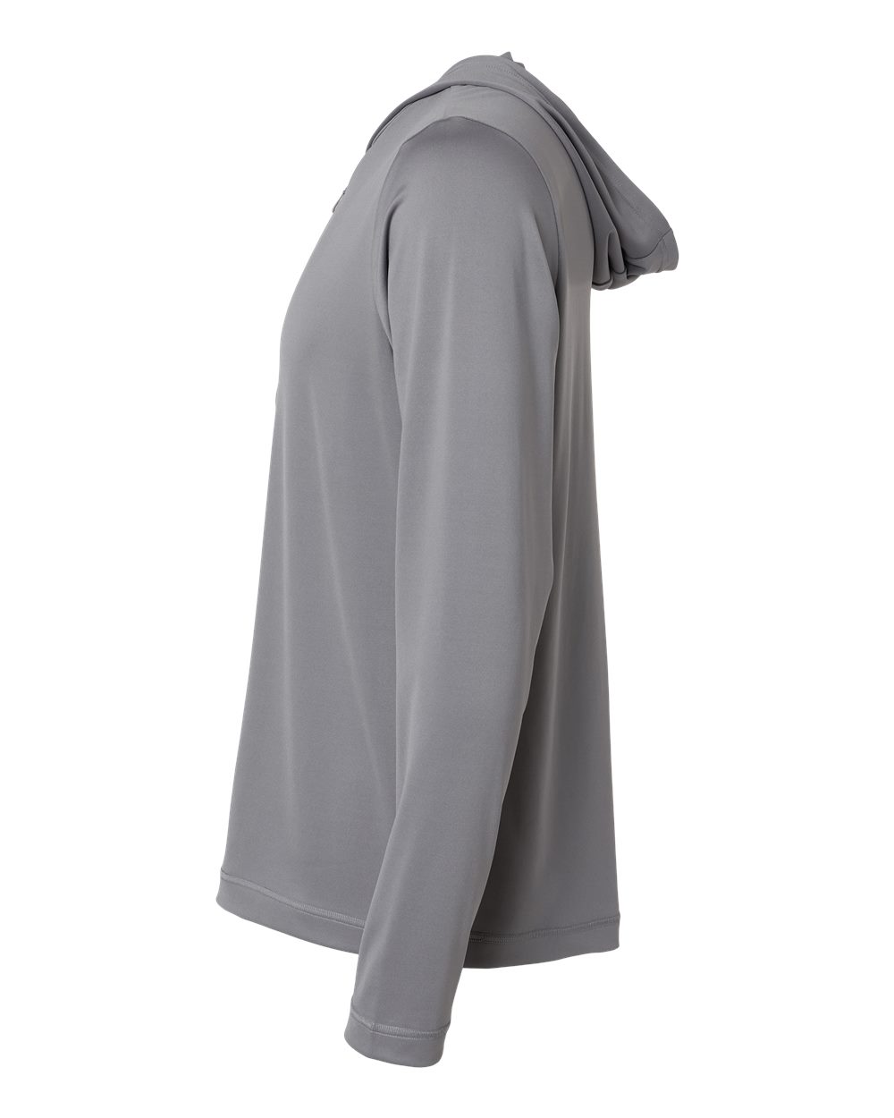 Adidas Men's Lightweight Quarter-Zip Hooded Pullover - A596 Grey Three