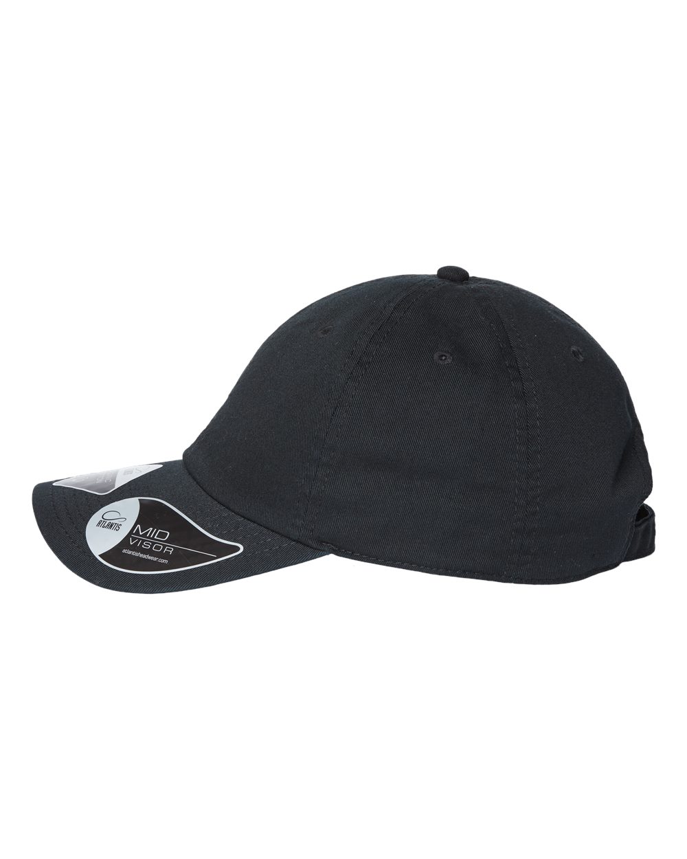 Atlantis Headwear Sustainable Dad Hat - FRASER Black