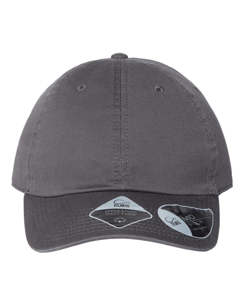 Atlantis Headwear Sustainable Dad Hat - FRASER Dark Grey