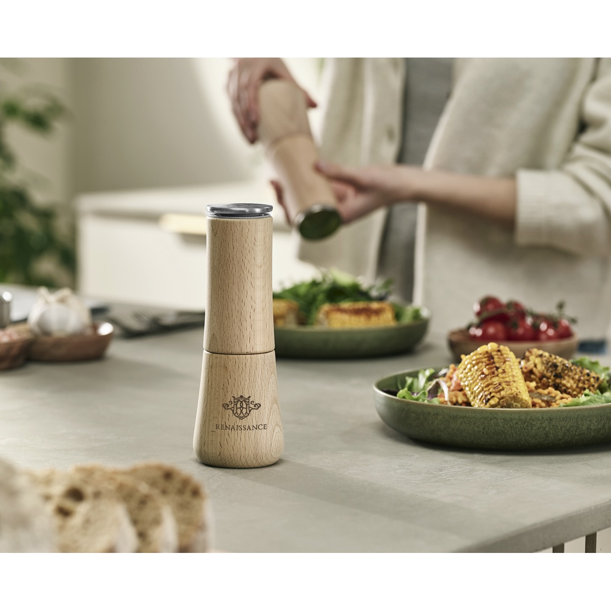 Joseph Joseph Moulin à sel en bois Joseph Joseph® Milltop™ - JJ003 Wood