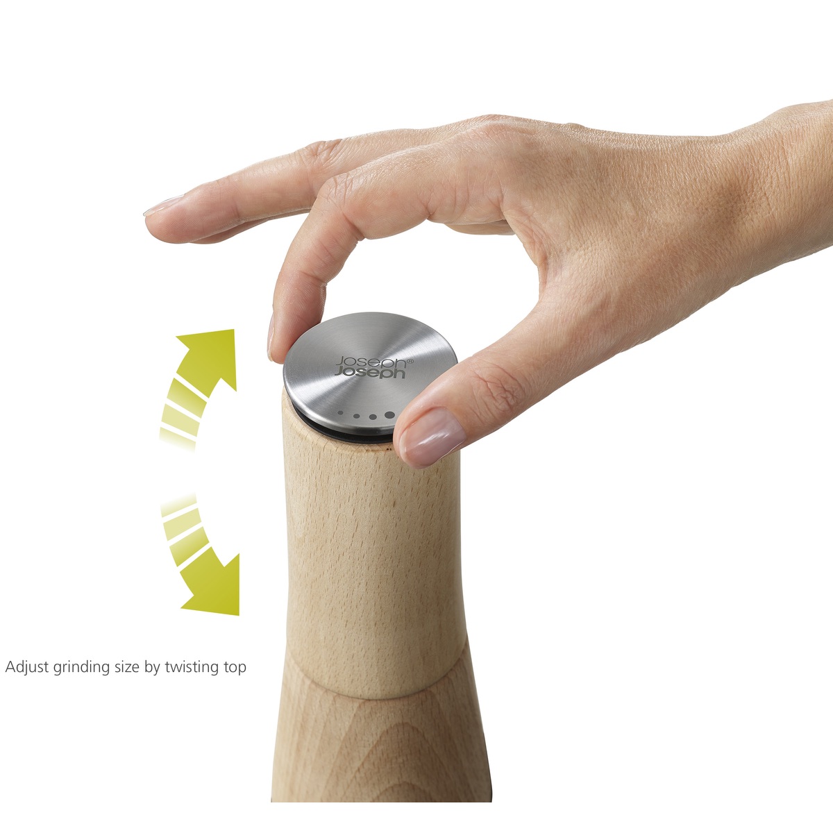 Joseph Joseph Moulin à poivre en bois Joseph Joseph® Milltop™ - JJ004 Wood