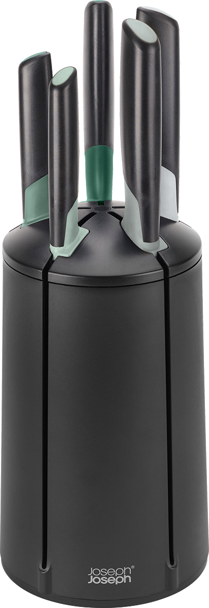 Joseph Joseph Ens. Carrousel de couteaux Joseph Joseph® Elevate™ - JJ006 Black
