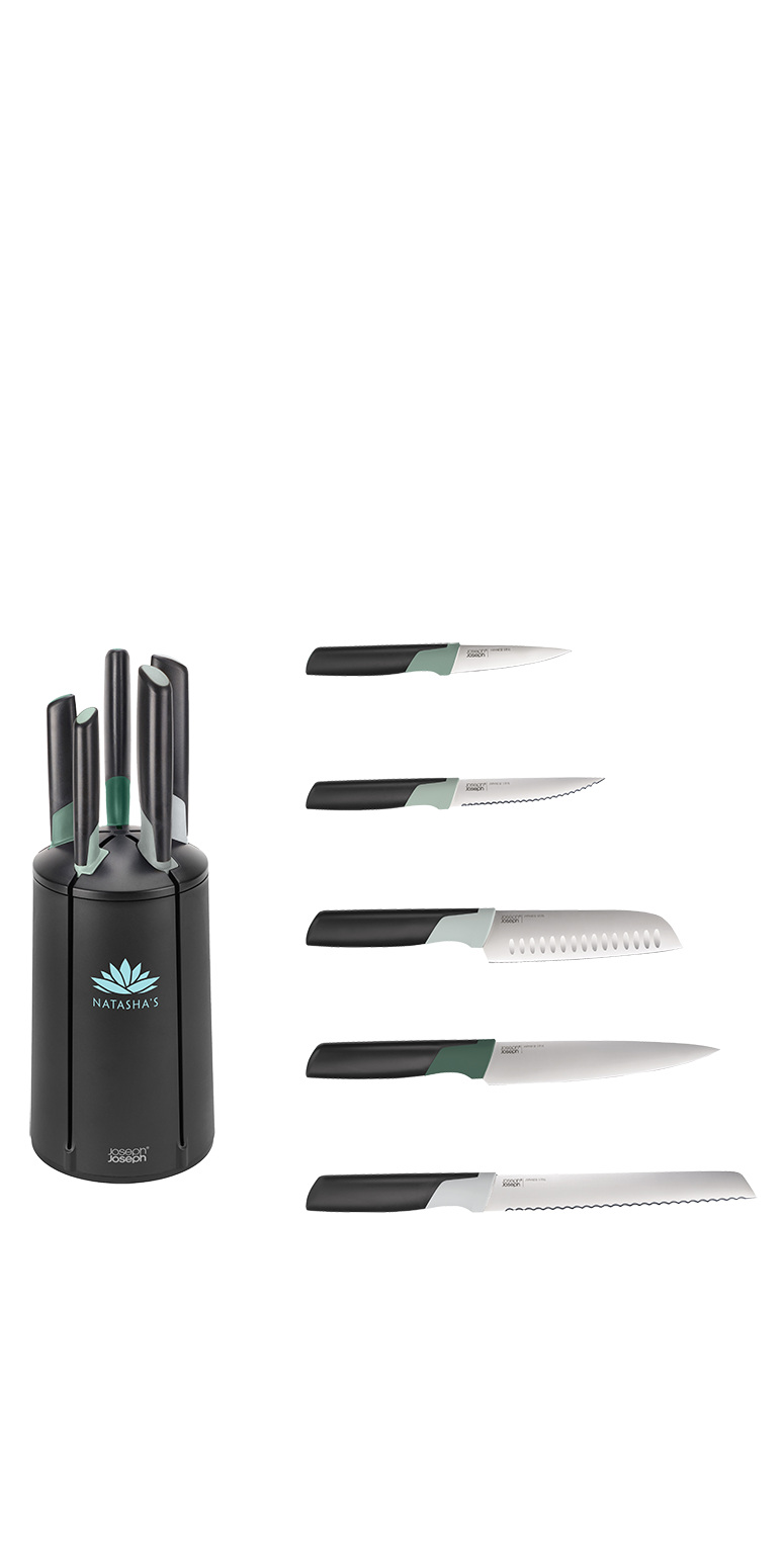 Joseph Joseph Ens. Carrousel de couteaux Joseph Joseph® Elevate™ - JJ006 Black