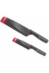 Joseph Joseph Joseph Joseph® Slice&Sharpen 2 couteaux avec étuis - JJ007 Black
