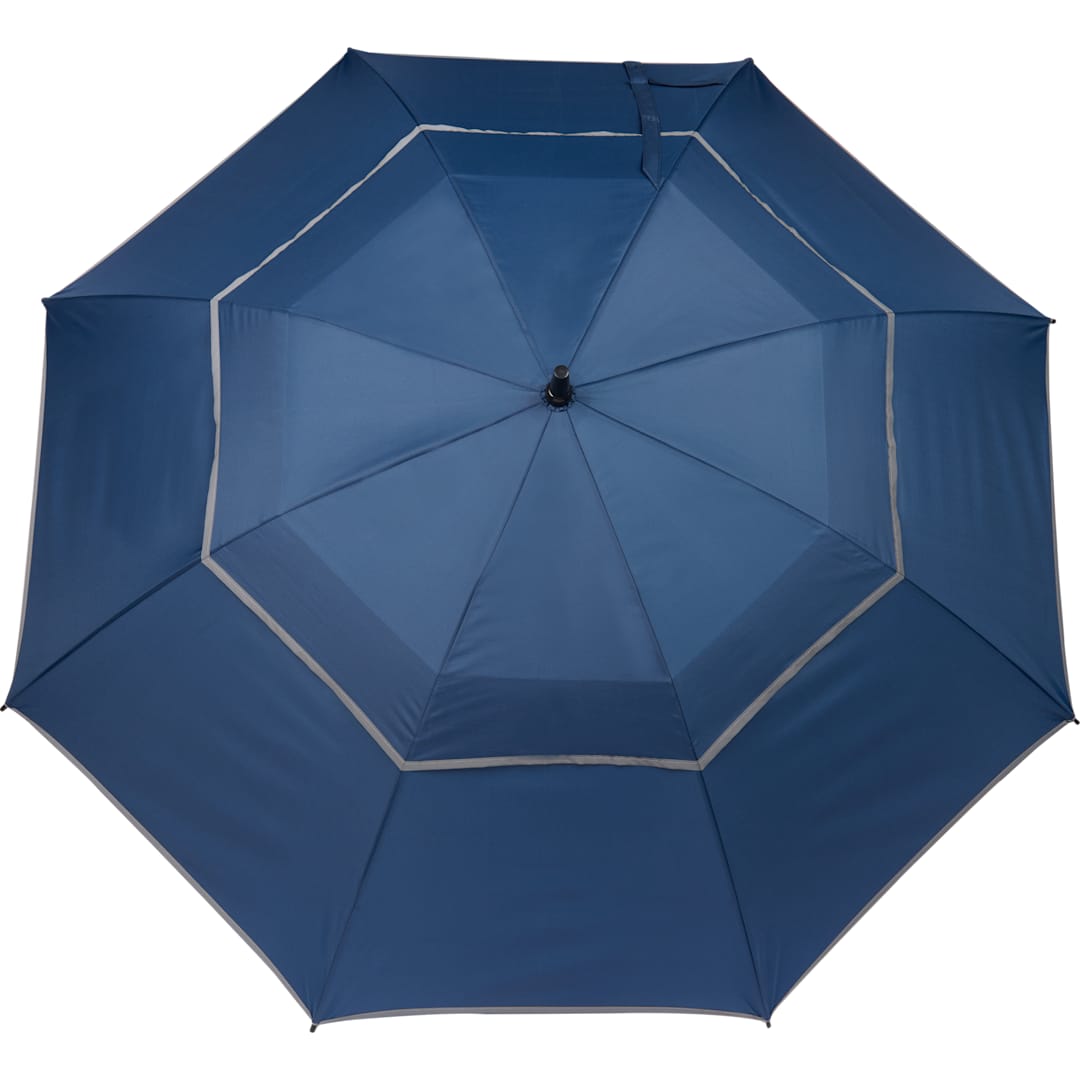 62" RPET Golf Umbrella w/ Reflective Trim - 5050-09 Blue