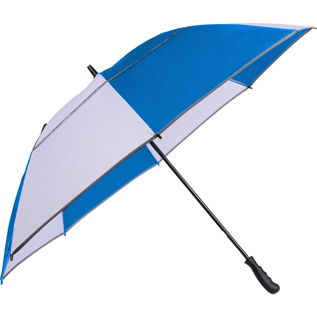 62" RPET Golf Umbrella w/ Reflective Trim - 5050-09 Blue