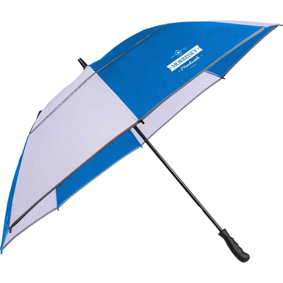 62" RPET Golf Umbrella w/ Reflective Trim - 5050-09 Blue